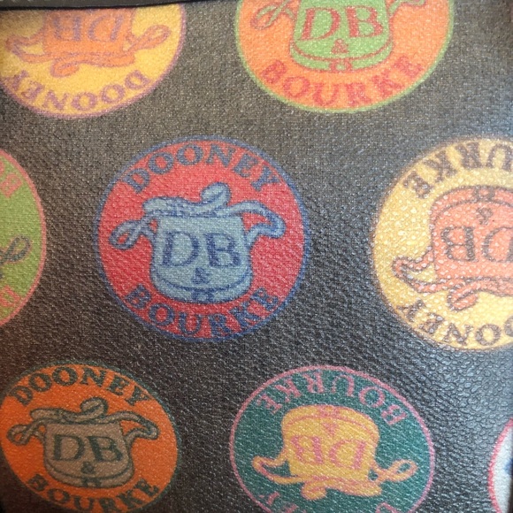 Dooney & Bourke colorful handbag print purse - Picture 3 of 8